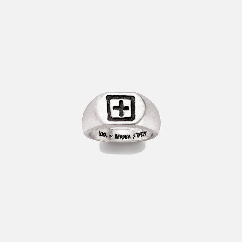 Ksubi 925 Dripps 1999 Signet Ring - Silver