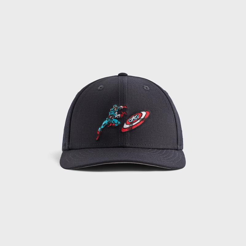 Marvel | Kith for New Era Captain America Low Profile 59FIFTY Fitted Cap - Nocturnal