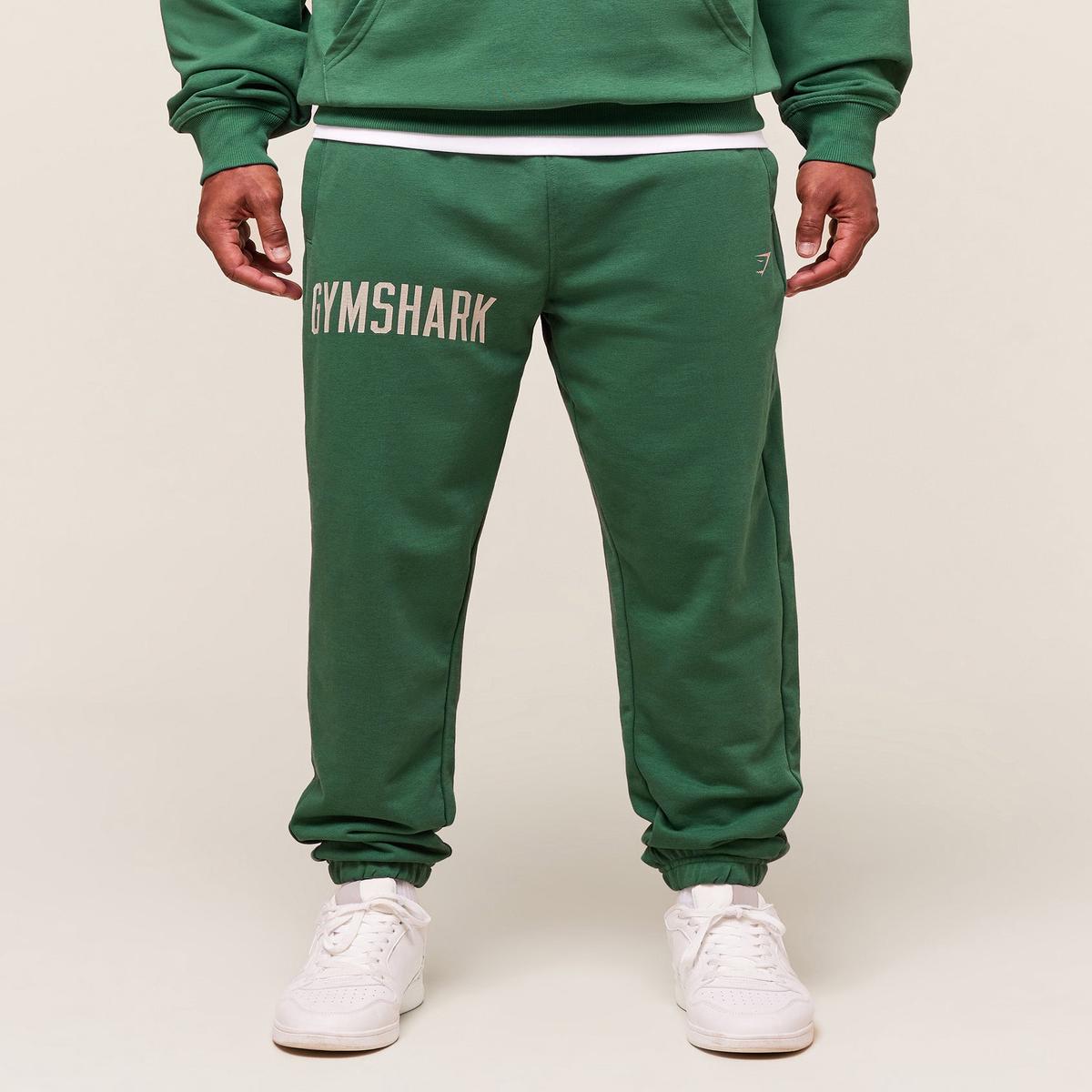Gymshark Worn Graphic Jogger - Lift Green